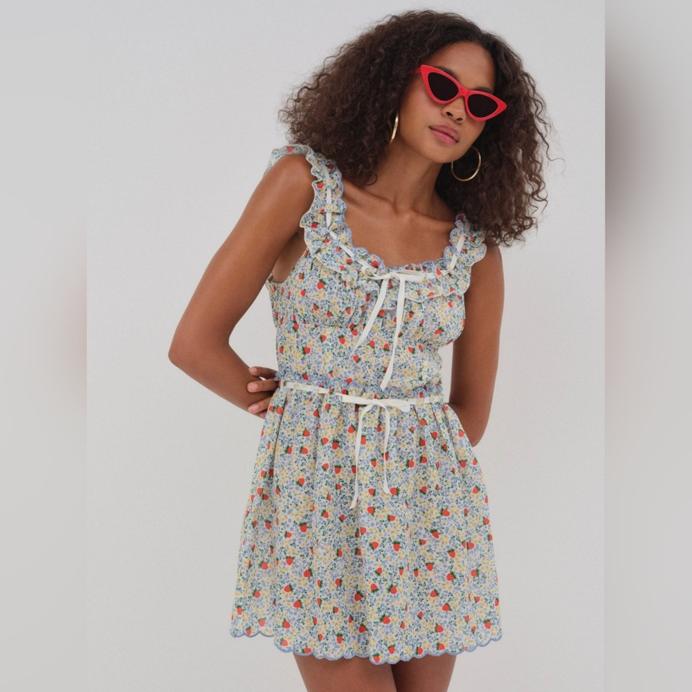 For Love And Lemons Strawberry Kiss Dress
